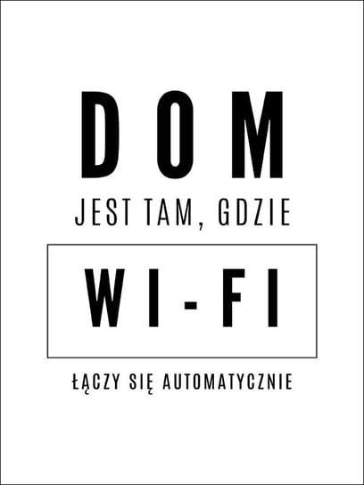 wifi - plakat 21x29,7 cm / AAALOE Inna marka