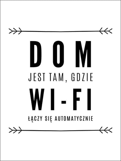 wifi strzałki - plakat 20x30 cm / AAALOE Inna marka