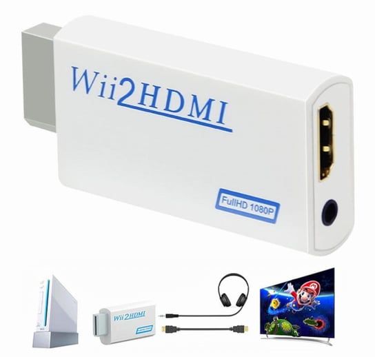Wii nintendo na HDMI + AUDIO KONWERTER przejściówka Inna marka