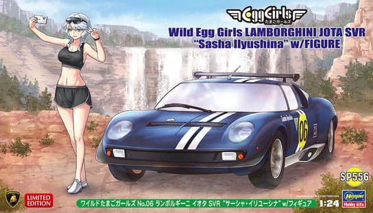 Wild Egg Girls No.06 Lamborghini Jota SVR Sasha Ilyushina w/Figure 1:24 Hasegawa SP556 HASEGAWA