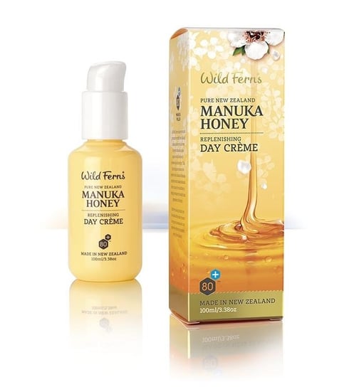 Wild Ferns, Manuka Honey, naturalna kuracja do twarzy na dzień, 100 ml Wild Ferns