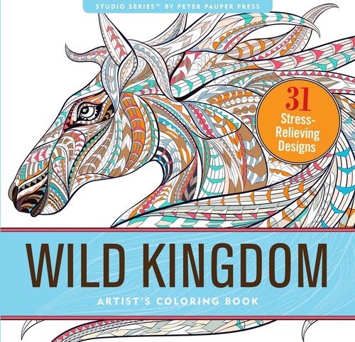 Wild Kingdom. Artist's coloring book Opracowanie zbiorowe