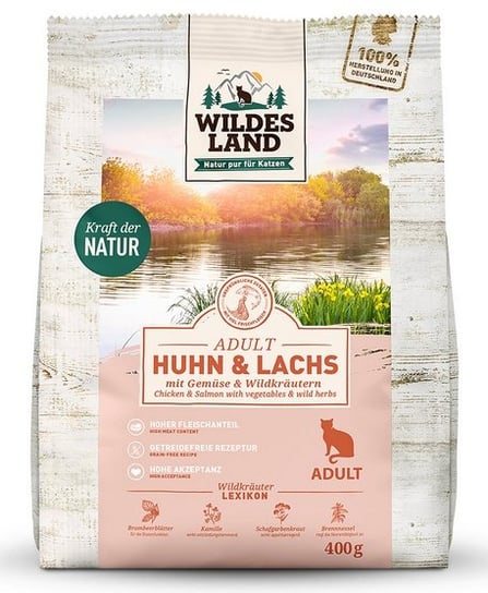 Wildes Land Cat Classic Adult Huhn & Lachs 400g Inny producent