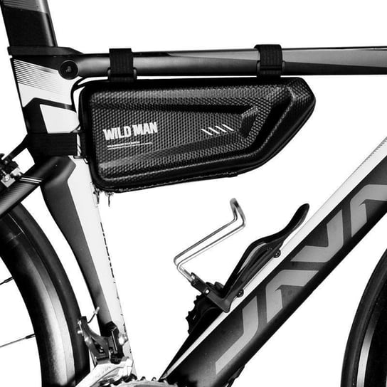 WildMan, Sakwa na ramę, Hardpouch bike mount  ”E4” black, czarny, 1L WildMan
