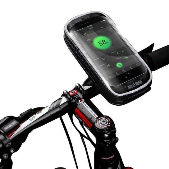 WildMan, Sakwa na telefon, Hardpouch bike mount ”XXS” black, 20x10 cm WildMan