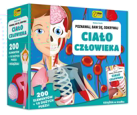 Wilga Play, Puzzle, Ciało człowieka. Poznawaj, Baw się, Odkrywaj, 210 el. Wilga Play
