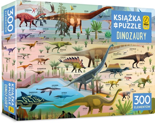 Wilga Play, puzzle, Dinozaury, 300 el. Wilga Play