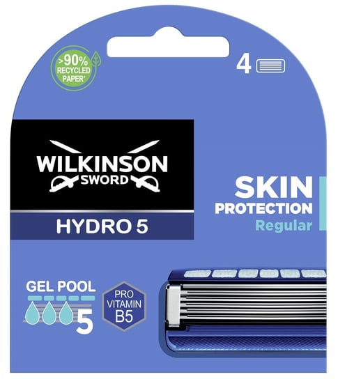 Wilkinson Hydro 5 skin protection regular zapasowe ostrza do maszynki do golenia dla mężczyzn 4szt Wilkinson