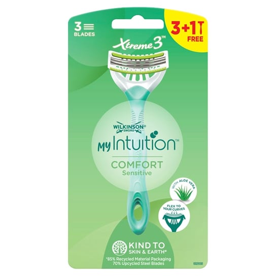 Wilkinson,My Intuition Xtreme3 Comfort Sensitive jednorazowe maszynki do golenia dla kobiet 4szt Wilkinson