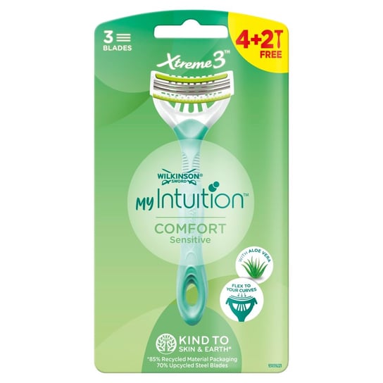 Wilkinson,My Intuition Xtreme3 Comfort Sensitive jednorazowe maszynki do golenia dla kobiet 6szt Wilkinson