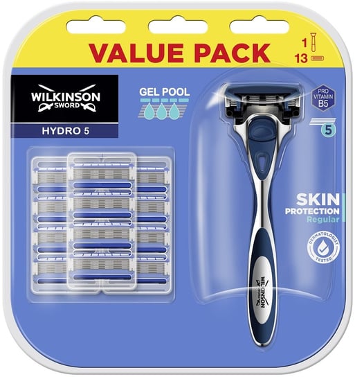 Wilkinson Sword Hydro 5 Skin Protection Regular Maszynka do golenia z wymiennymi ostrzami dla mężczyzn 1szt + wkłady 13szt Wilkinson Sword