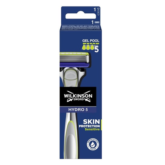 Wilkinson Sword Hydro 5 Skin Protection Sensitive Maszynka do golenia z wymiennymi ostrzami dla mężczyzn 1szt Wilkinson Sword