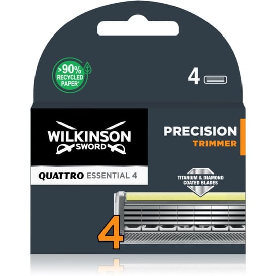 Wilkinson Sword Quattro Titanium Precision Zapasowe Ostrza 4 Szt. Wilkinson Sword