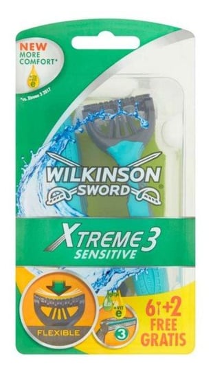 Wilkinson Sword, Xtreme3 Sensitive, Maszynka Do Golenia, 8 szt. Wilkinson