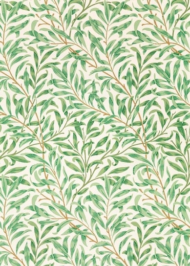 William Morris Willow Bough Green Plakat A2 59,4X42Cm #454 KMB PRESS