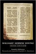 Williams Hebrew Syntax Beckman John C.