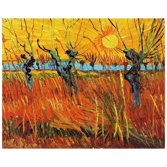 Willows At Sunset - Vincent Van Gogh 50x60 Legendarte
