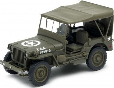 WILLYS Jeep II Wojna 1941 US Army 1:18 model WELLY Welly