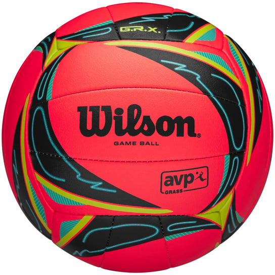 Wilson AVP GRX Grass Game Ball VB OF WV3000901XBOF, unisex, piłki do siatkówki, Czerwone Wilson