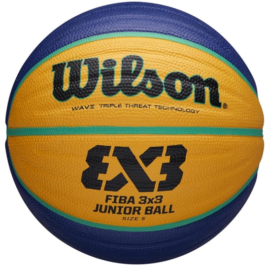 Wilson FIBA 3X3 Junior Ball WTB1133XB, unisex, piłki do koszykówki, Żółte Wilson