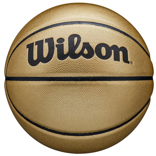 Wilson Gold Comp Ball WTB1350XB, unisex, piłki do koszykówki, Złote Wilson