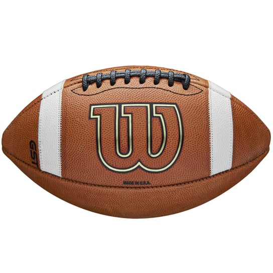 Wilson GST Tan Football Game Ball WTF1003B, unisex, piłki do futbolu amerykańskiego, Brązowe Wilson
