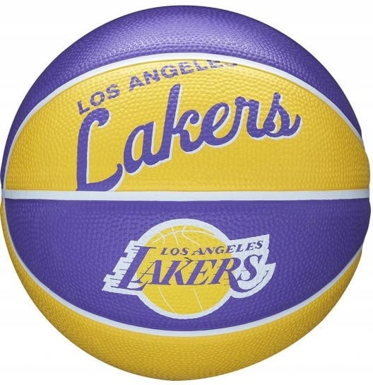 WILSON Los Angeles Lakers Retro 3 Mini Piłka do koszykówki Wilson