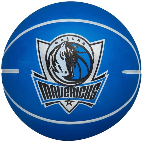 Wilson NBA Dribbler Dallas Mavericks Mini Ball WTB1100PDQDAL, unisex, piłki do koszykówki, Niebieskie Wilson