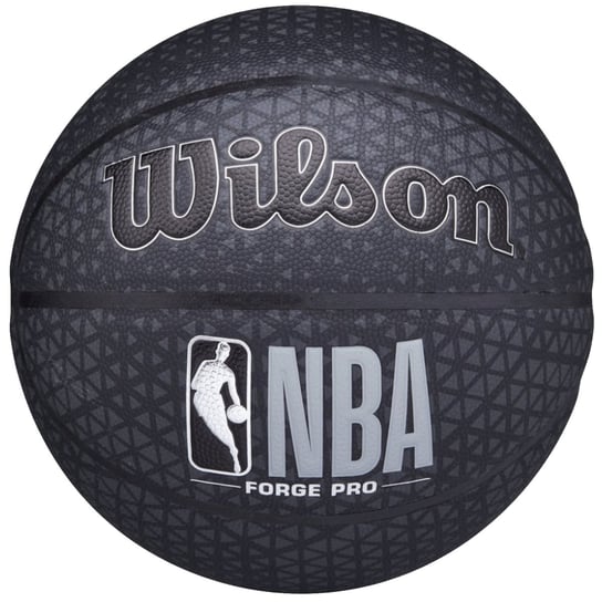 Wilson Nba Forge Pro Printed Ball Wtb8001Xb, Unisex, Piłki Do Koszykówki, Czarne Wilson