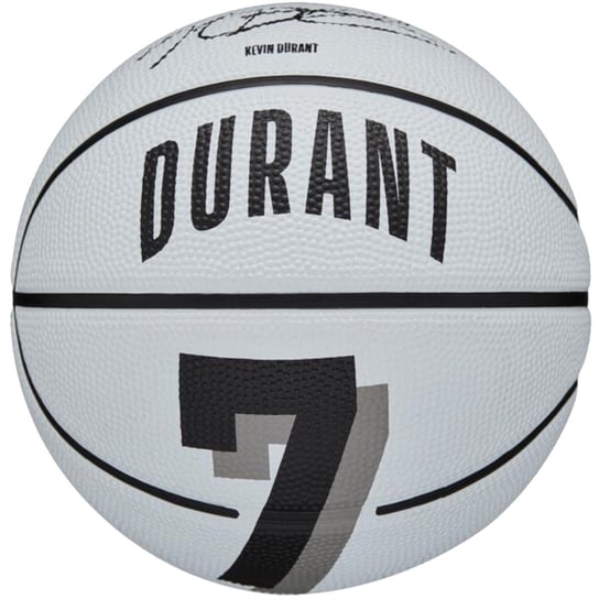 Wilson NBA Player Icon Kevin Durant Mini Ball WZ4007301XB, unisex, piłki do koszykówki, Białe Wilson