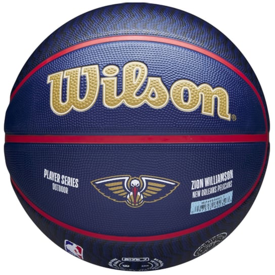 Wilson Nba Player Icon Zion Williamson Outdoor Ball Wz4008601Xb7, Unisex, Piłki Do Koszykówki, Granatowe Wilson