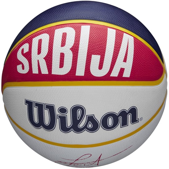 Wilson NBA Player Local Nikola Jokic Outdoor Ball WZ4006701XB, unisex, piłki do koszykówki, Niebieskie Wilson