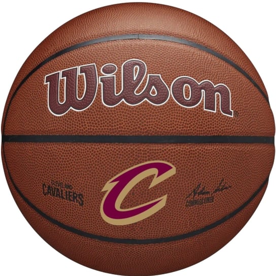 Wilson Nba Team Alliance Cleveland Cavaliers Ball Wz4011901Xb, Unisex, Piłki Do Koszykówki, Brązowe Wilson