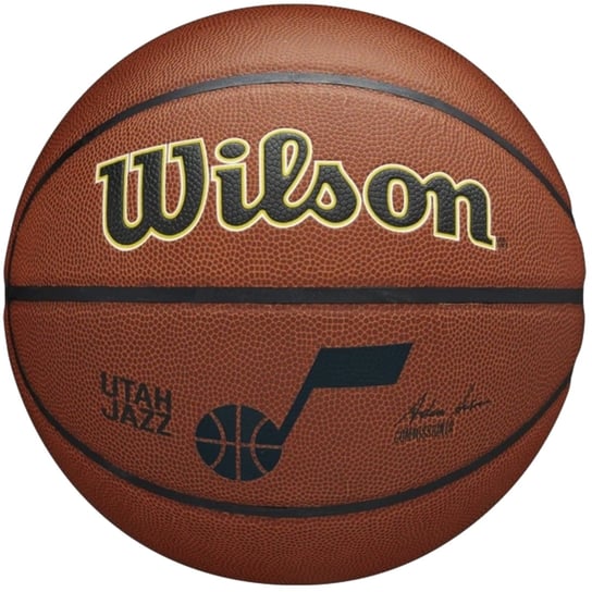 Wilson Nba Team Alliance Utah Jazz Ball Wz4011902Xb, Unisex, Piłki Do Koszykówki, Brązowe Wilson