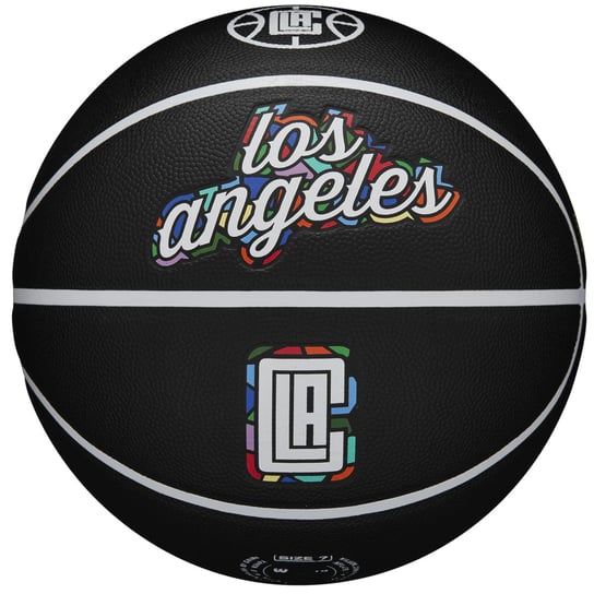 Wilson NBA Team City Collector Los Angeles Clippers Ball WZ4016413ID, unisex, piłki do koszykówki, Czarne Wilson