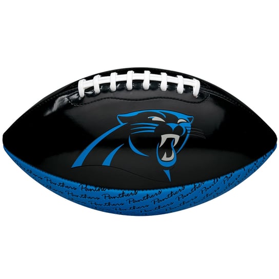 Wilson NFL Team Peewee Carolina Panthers Mini Ball WTF1523XBCA, unisex, piłki do futbolu amerykańskiego, Czarne Wilson