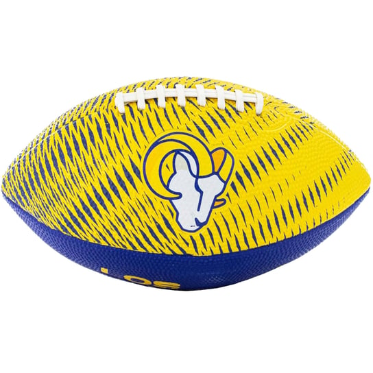 Wilson NFL Team Tailgate Los Angeles Rams Jr Ball WF4010019XBJR, unisex, piłki do futbolu amerykańskiego, Żółte Wilson