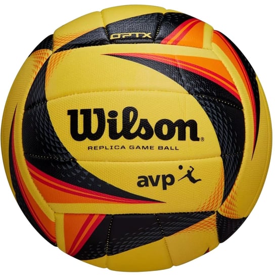 Wilson OPTX AVP Replica Game Volleyball WTH01020XB, unisex, piłki do siatkówki, Żółte Wilson
