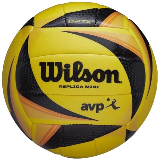 Wilson OPTX AVP Replica Mini Volleyball WTH10020XB, unisex, piłki do siatkówki, Żółte Wilson