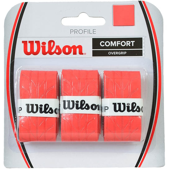 Wilson, Owijki, Profile Over Grip, czerwony, 3szt. Wilson