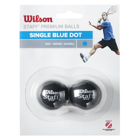 Wilson, Piłki do squasha, B WRT617500, czarny Wilson