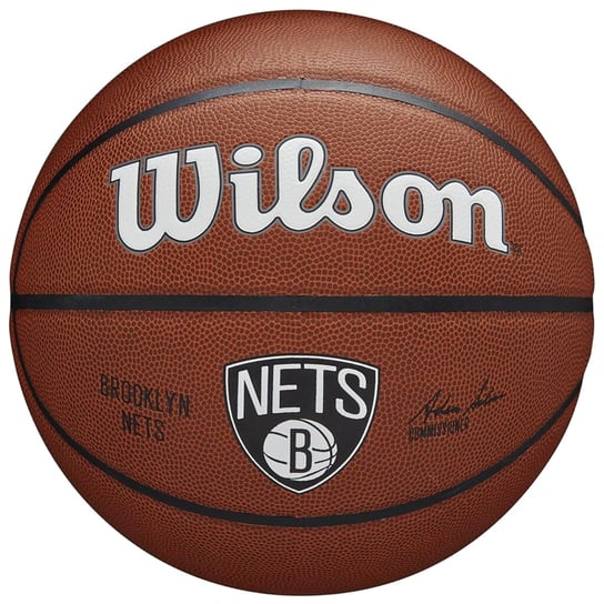 Wilson Team Alliance Brooklyn Nets Ball WTB3100XBBRO, unisex, piłki do koszykówki, Brązowe Wilson