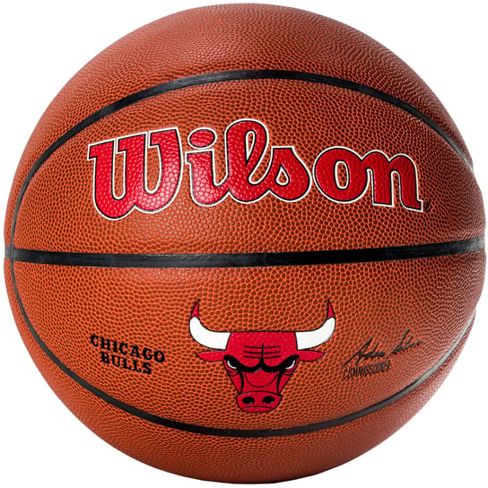 Wilson Team Alliance Chicago Bulls Ball Wtb3100Xbchi, Unisex, Piłki Do Koszykówki, Brązowe Wilson