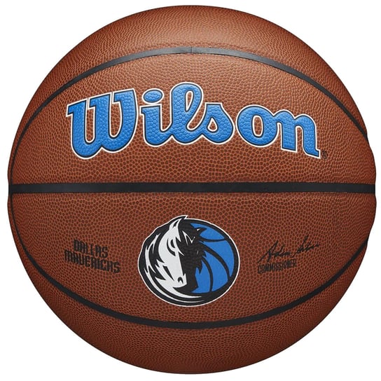 Wilson Team Alliance Dallas Mavericks Ball WTB3100XBDAL, unisex, piłki do koszykówki, Brązowe Wilson
