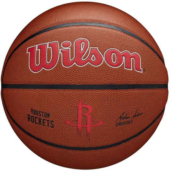 Wilson Team Alliance Houston Rockets Ball WTB3100XBHOU, unisex, piłki do koszykówki, Brązowe Wilson