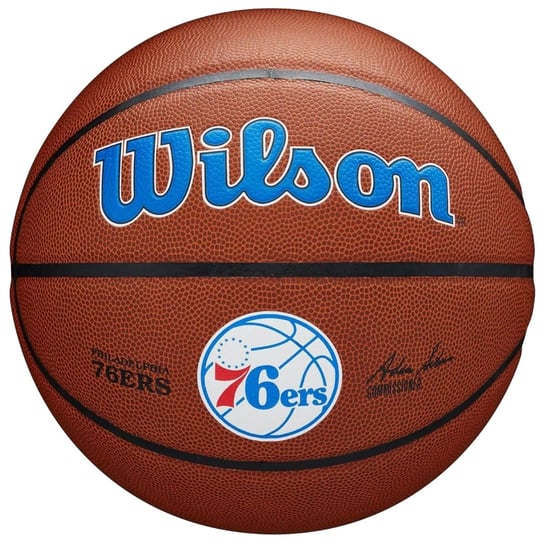 Wilson Team Alliance Philadelphia 76ers Ball WTB3100XBPHI, unisex, piłki do koszykówki, Brązowe Wilson