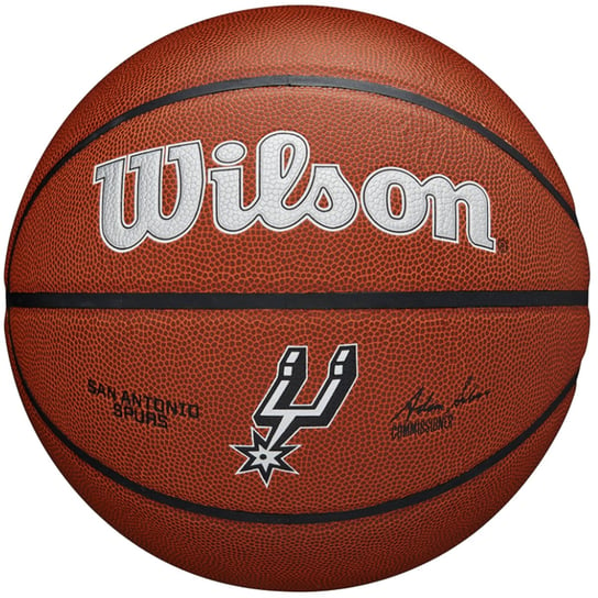 Wilson Team Alliance San Antonio Spurs Ball WTB3100XBSAN, unisex, piłki do koszykówki, Brązowe Wilson