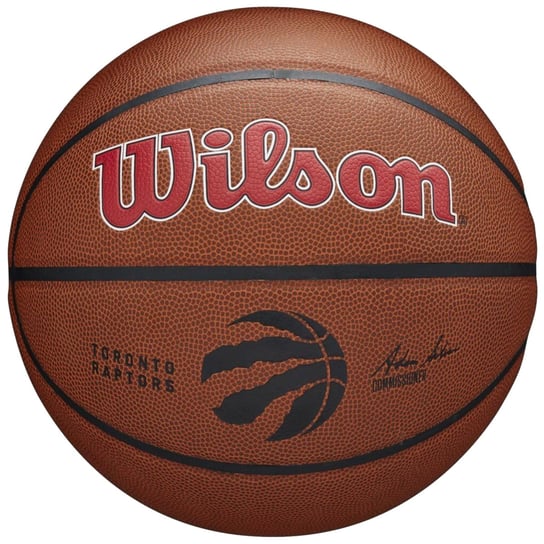 Wilson Team Alliance Toronto Raptors Ball WTB3100XBTOR, unisex, piłki do koszykówki, Brązowe Wilson