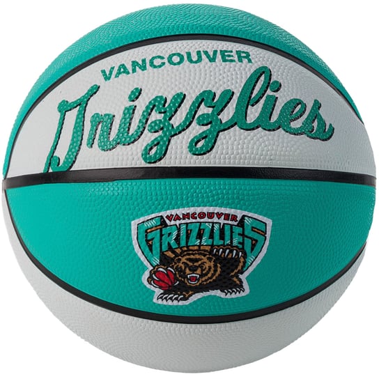 Wilson Team Retro Memphis Grizzlies Mini Ball WTB3200XBMEM, unisex, piłki do koszykówki, Białe Wilson
