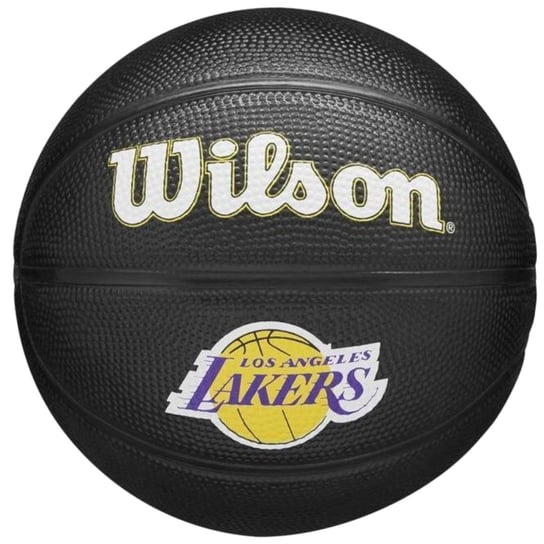 Wilson Team Tribute Los Angeles Lakers Mini Ball WZ4017601XB, unisex, piłki do koszykówki, Czarne Wilson